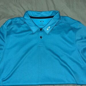Oakley Men's Blue Polo Shirt